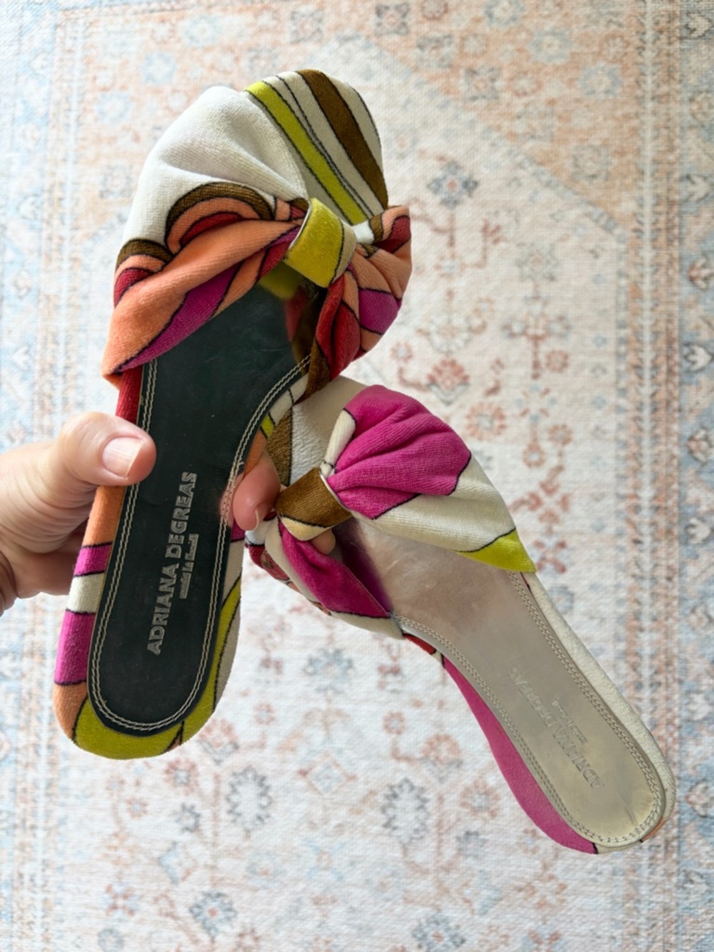Adriana Degreas Towel Sandals